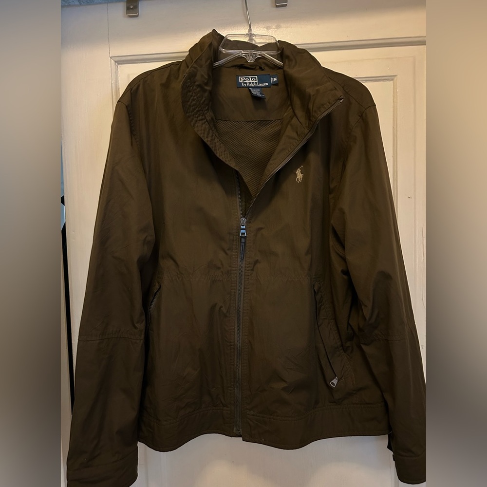 Polo by Ralph Lauren green utility jacket.